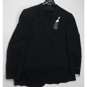 Stitched & Crafted 3 Piece Suit Modern Fit 56R Charcoal Performance Formal